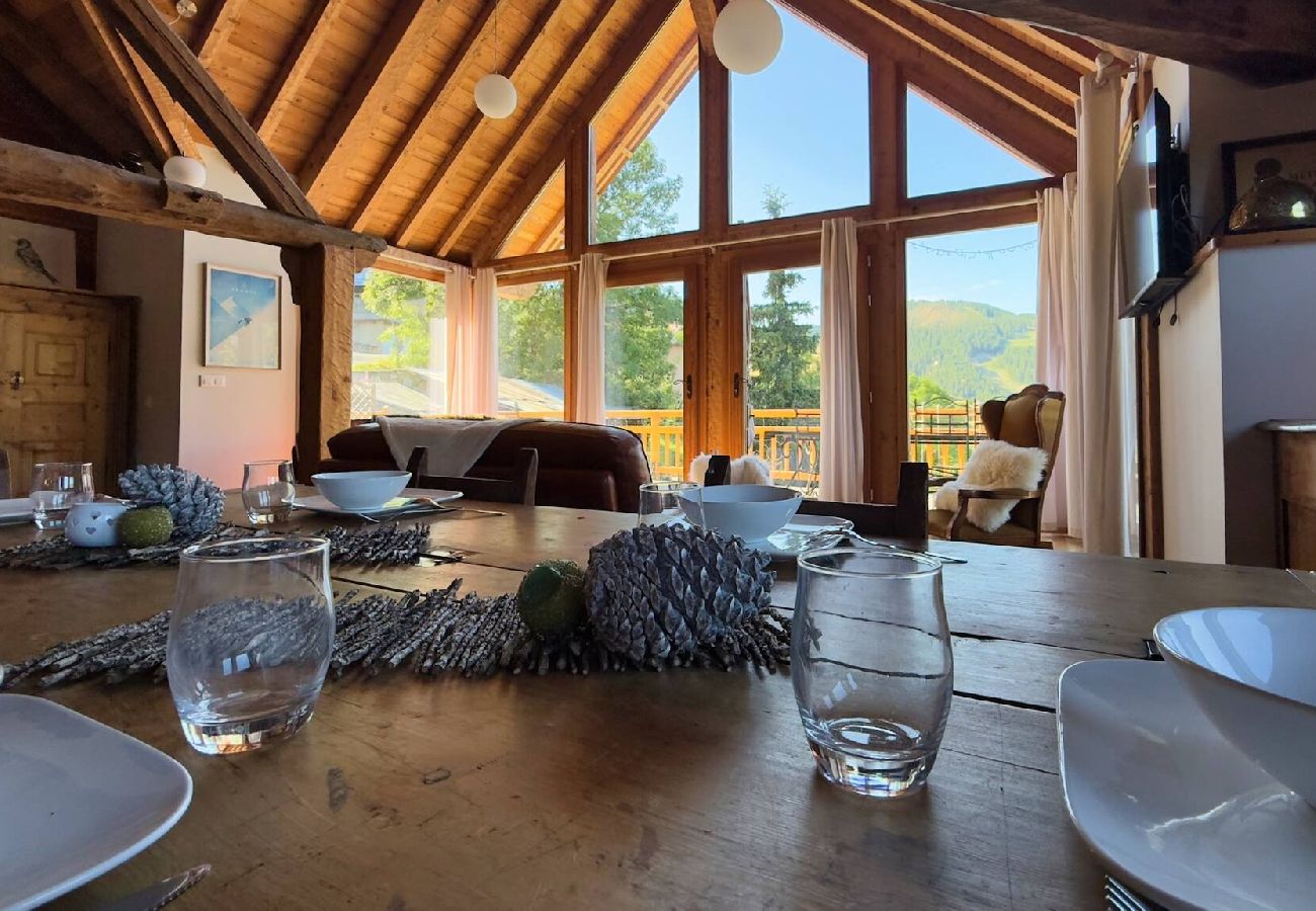Chalet in Vars -     Chalet with Panoramic Views • Sleeps 8