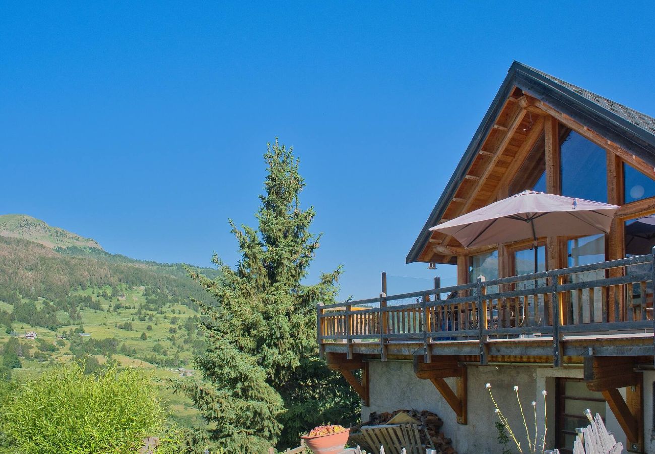 Chalet in Vars -     Chalet with Panoramic Views • Sleeps 8