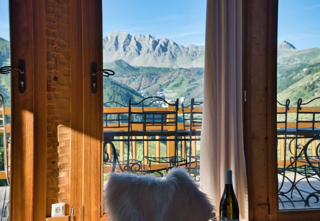 Chalet in Vars -     Chalet with Panoramic Views • Sleeps 8