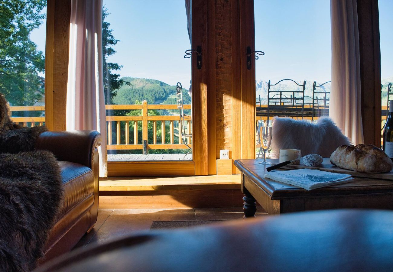 Chalet in Vars -     Chalet with Panoramic Views • Sleeps 8