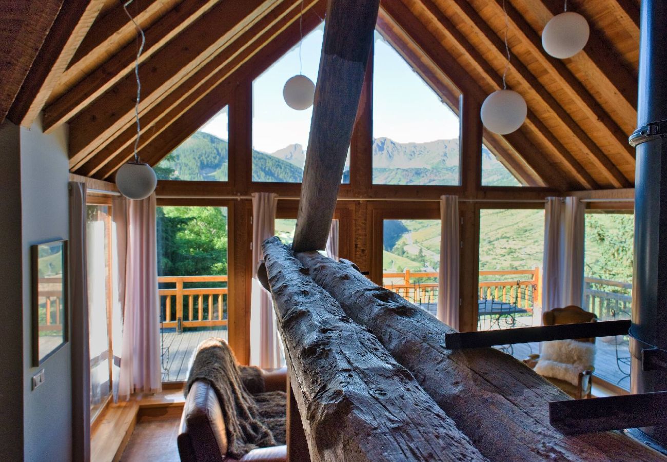 Chalet in Vars -     Chalet with Panoramic Views • Sleeps 8