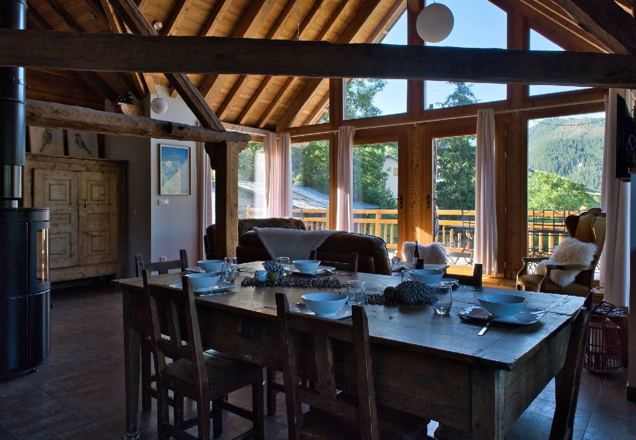 Chalet in Vars -     Chalet with Panoramic Views • Sleeps 8