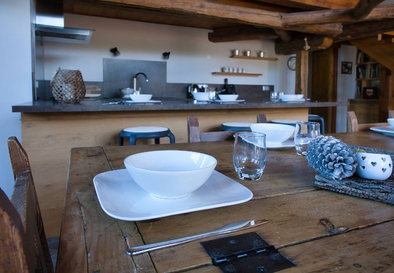 Chalet in Vars -     Chalet with Panoramic Views • Sleeps 8