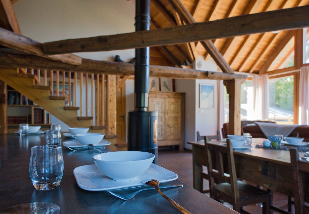 Chalet in Vars -     Chalet with Panoramic Views • Sleeps 8
