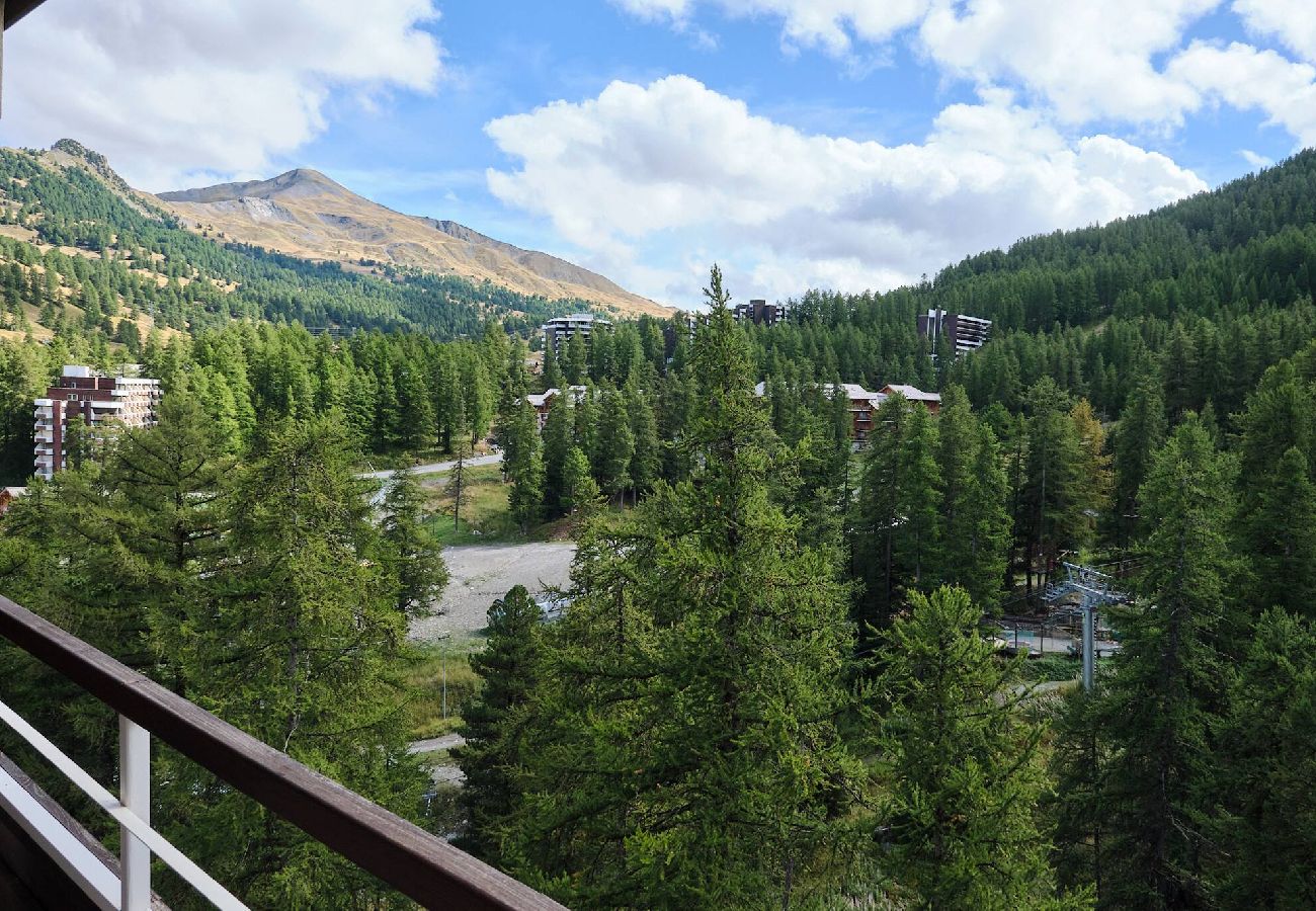 Apartment in Vars - Ski-in/Ski-out Studio • Slopes View Balcony • Resort Centre • Sleeps 4