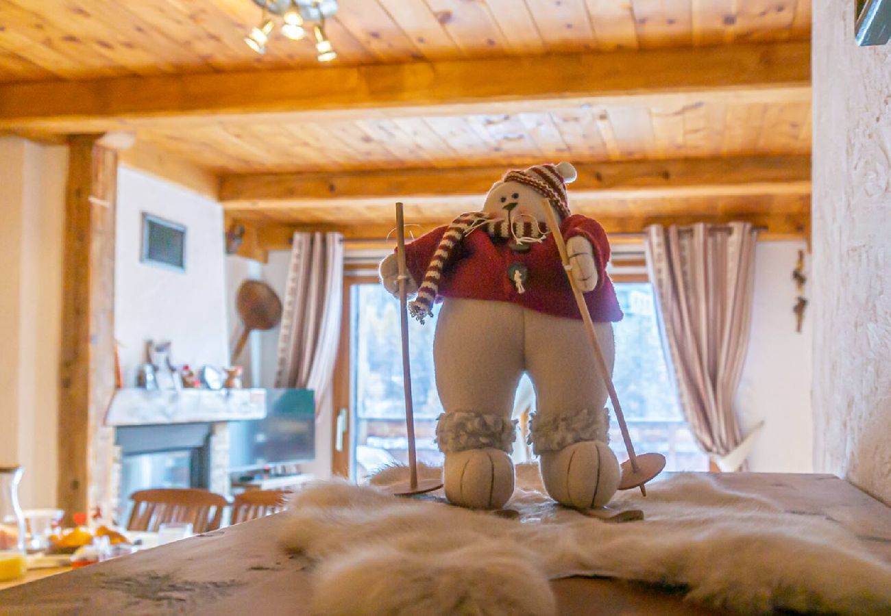 Residence in Vars - App 5 couchages Le Karibu 