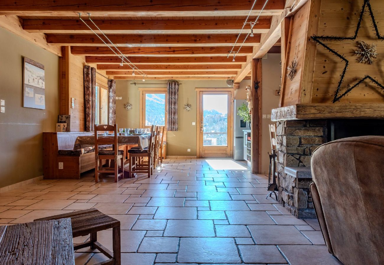 Chalet in Vars - Exceptional chalet • swimming pool • ski-in/ski-out