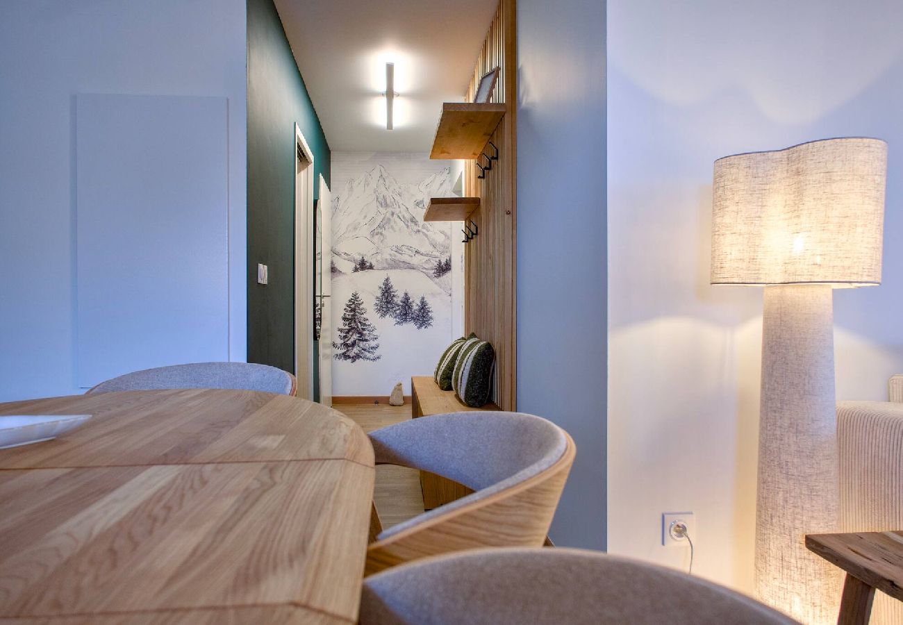 Appartement à Vars - L’Alpin Chic–Appartement neuf Vars Centre - Garage,Terrasse, 4 adultes+2 enfants