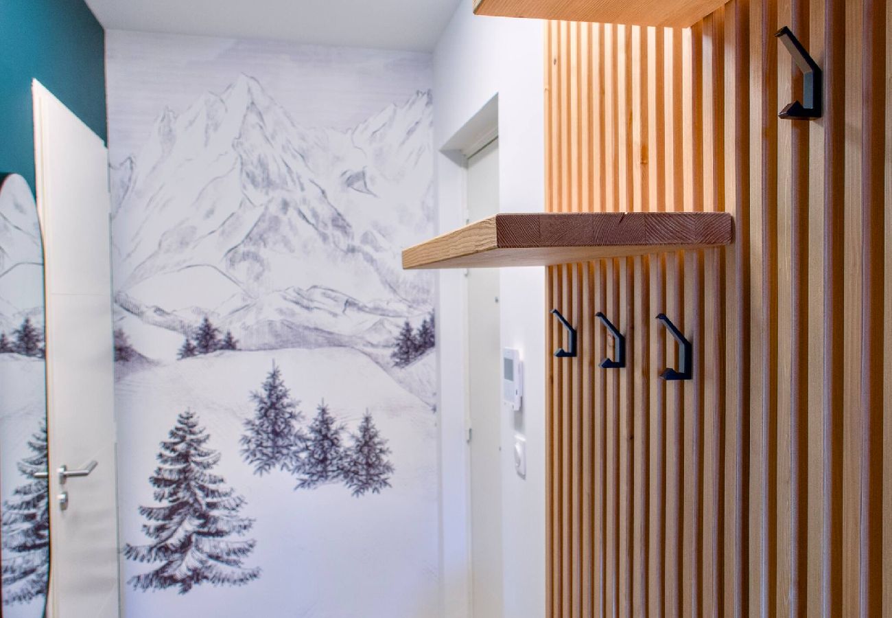 Appartement à Vars - L’Alpin Chic–Appartement neuf Vars Centre - Garage,Terrasse, 4 adultes+2 enfants