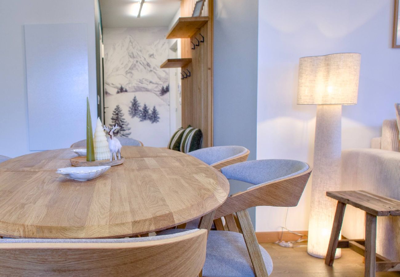 Appartement à Vars - L’Alpin Chic–Appartement neuf Vars Centre - Garage,Terrasse, 4 adultes+2 enfants