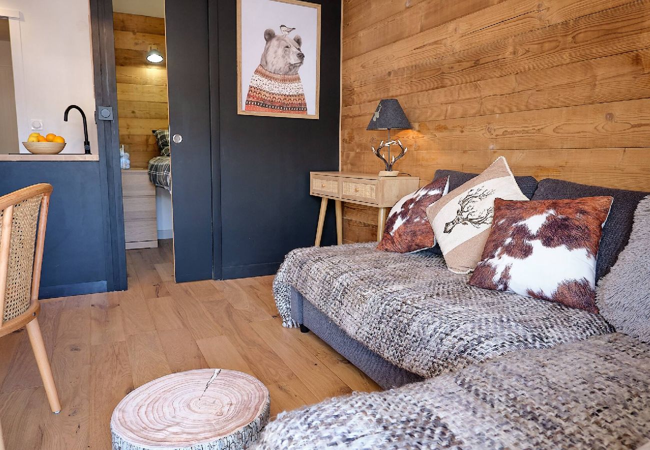 Appartement à Vars - Appartement cosy • Centre Vars • À 4 min des pistes • 2 adultes + 2 enfants