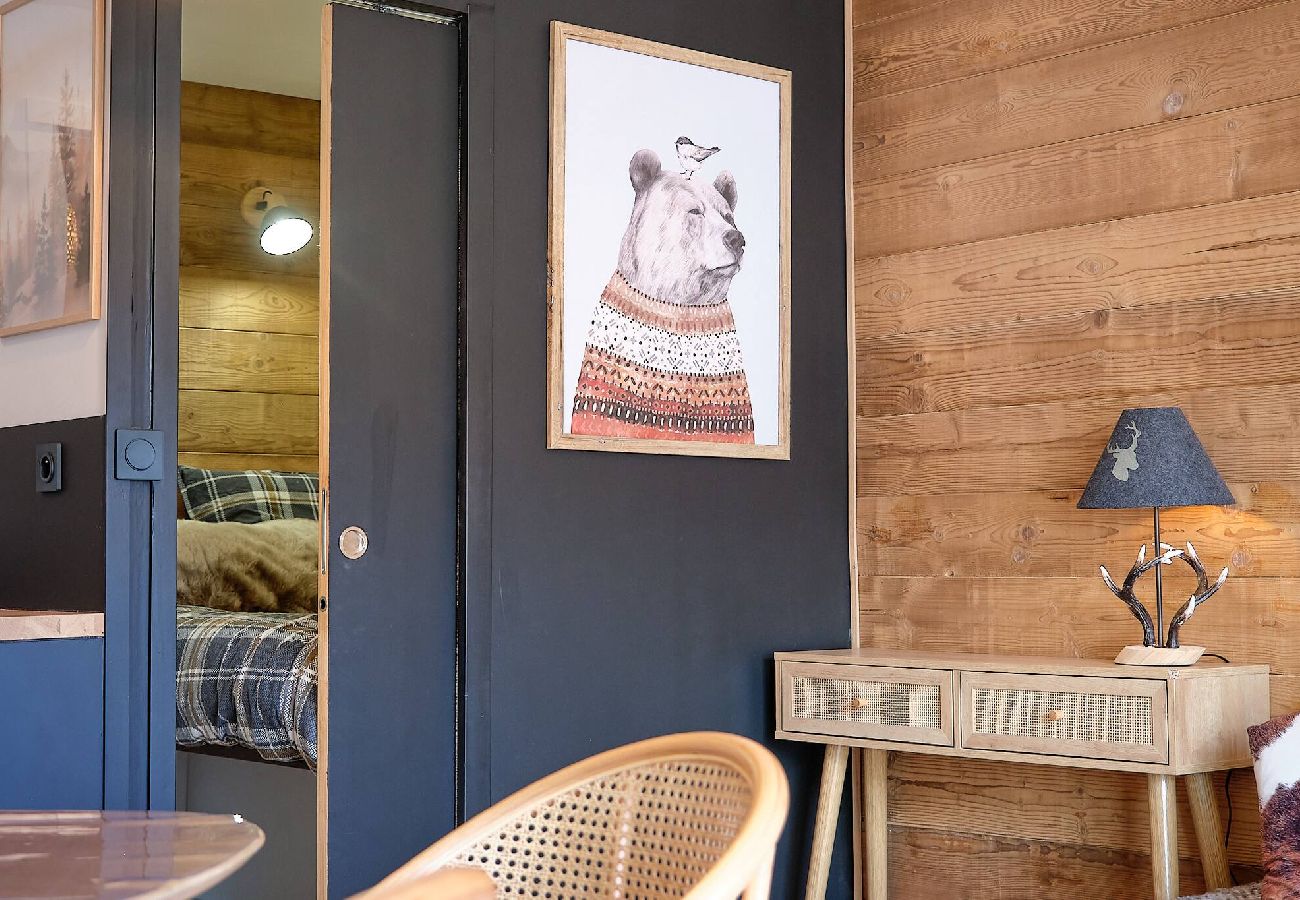 Appartement à Vars - Appartement cosy • Centre Vars • À 4 min des pistes • 2 adultes + 2 enfants