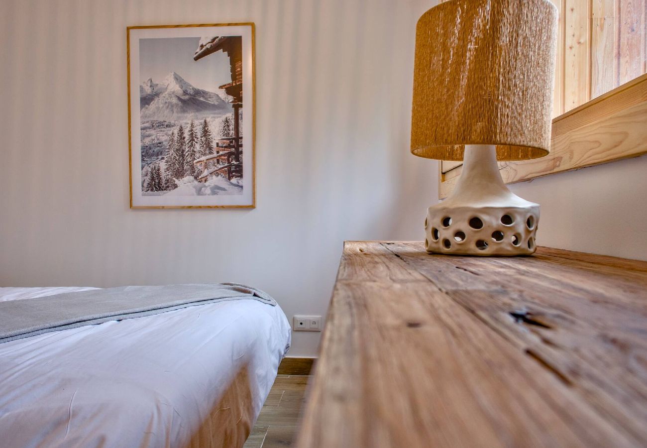 Maison mitoyenne à Vars - Chalet neuf • 4 chambres • Garage • Centre station • 10 pers.