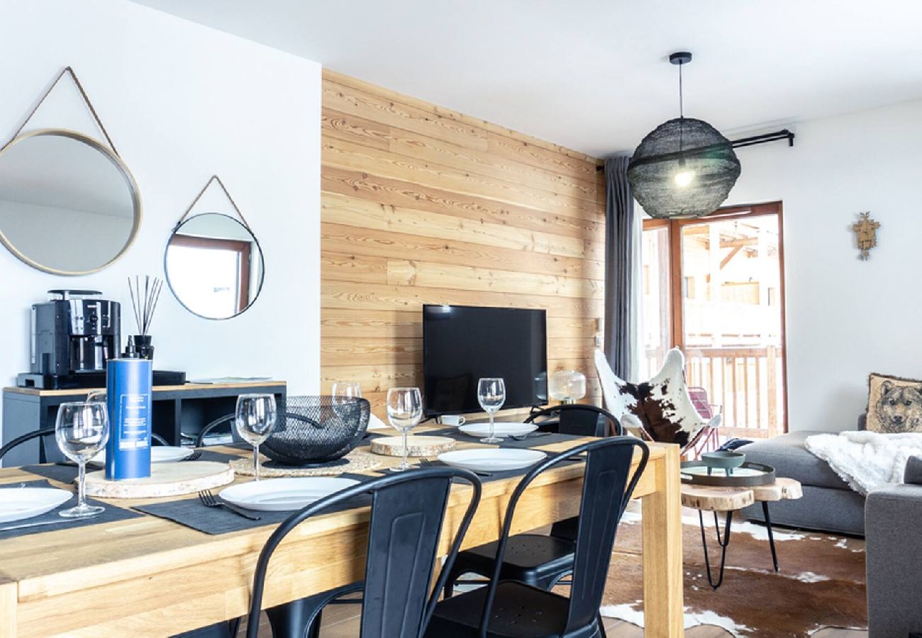 Résidence à Vars - Appartement familial • 2 terrasses • Parking • Jusqu'à 7 pers.