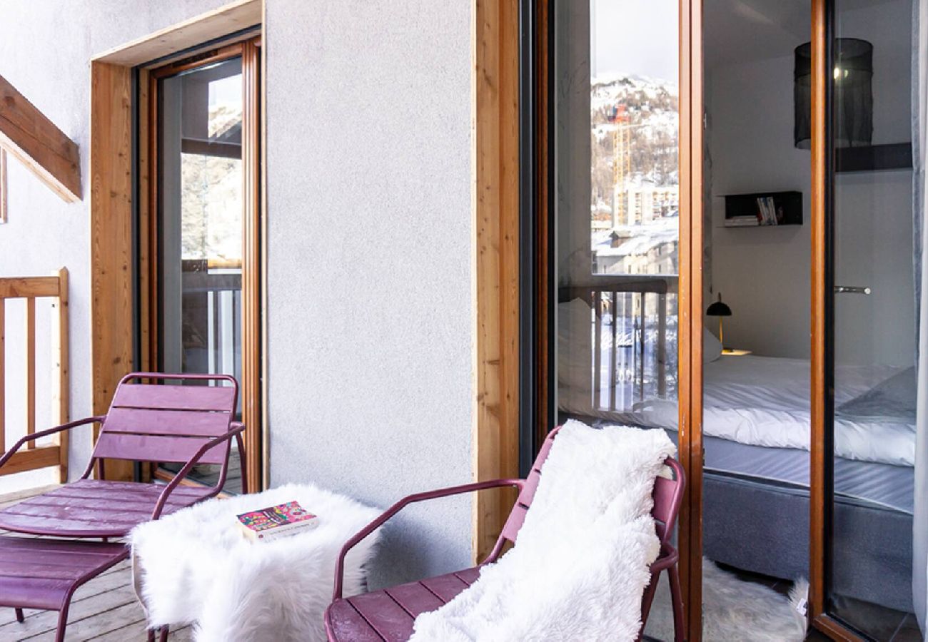 Résidence à Vars - Appartement familial • 2 terrasses • Parking • Jusqu'à 7 pers.
