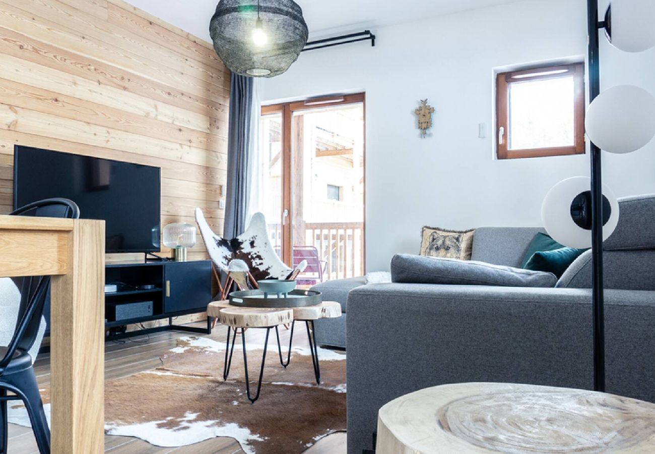 Résidence à Vars - Appartement familial • 2 terrasses • Parking • Jusqu'à 7 pers.