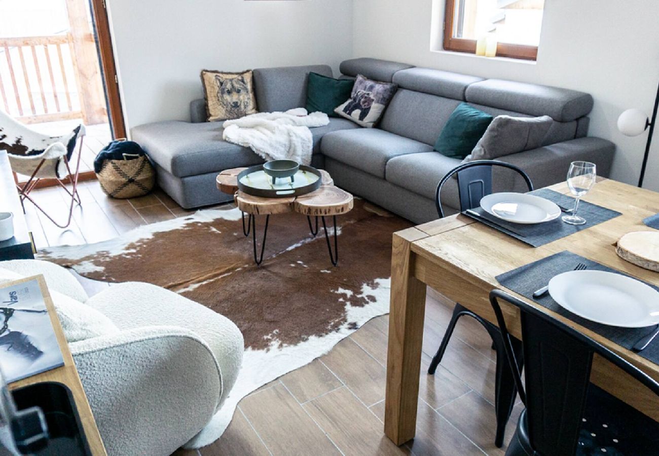 Résidence à Vars - Appartement familial • 2 terrasses • Parking • Jusqu'à 7 pers.