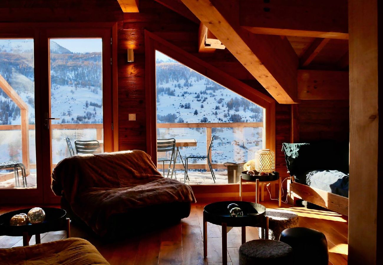 Chalet à Vars - Vars chalet à 1 890 m | 14 pers | navette ski