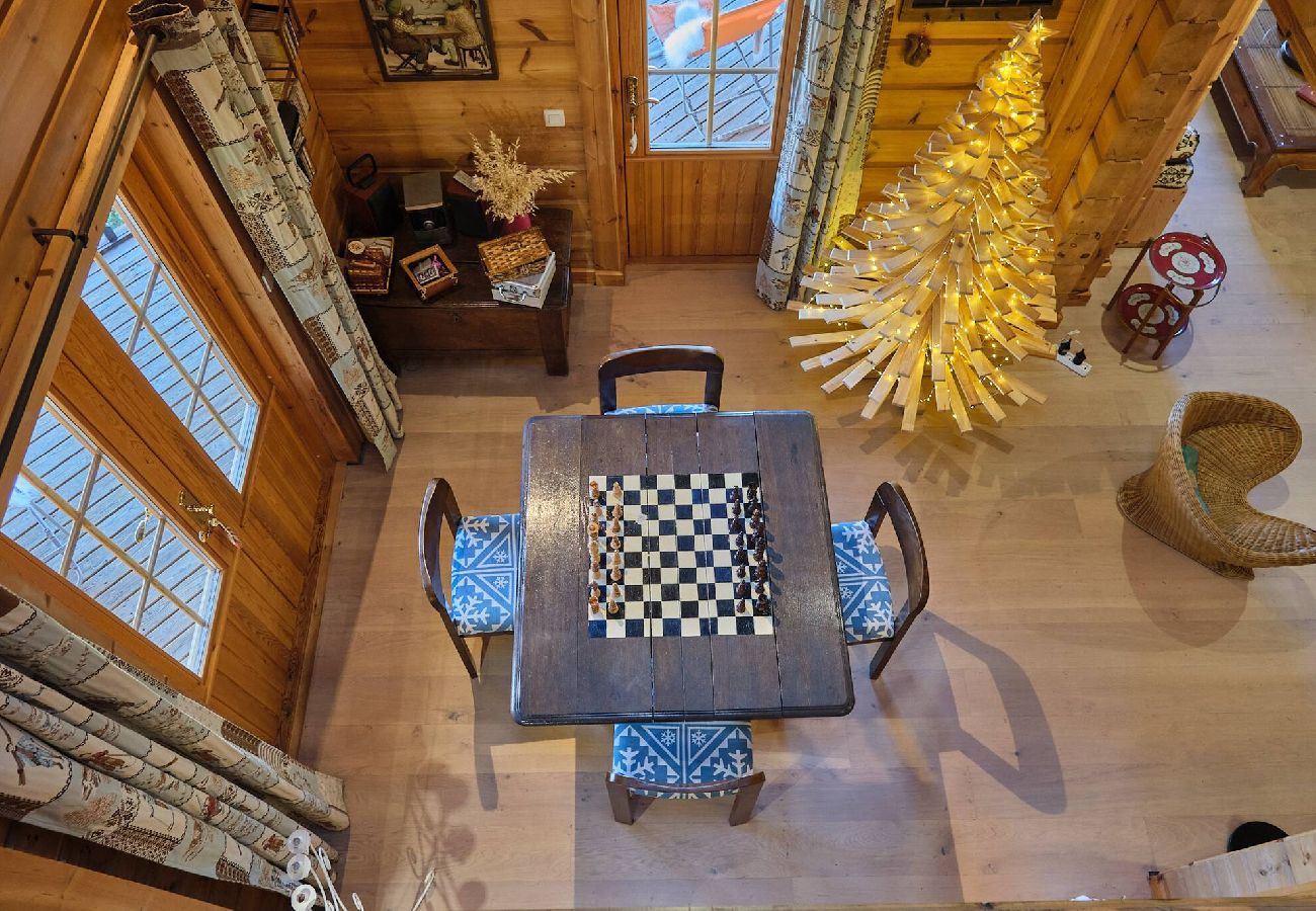 Chalet à Vars - Chalet finlandais • Sauna • Vue Écrins 