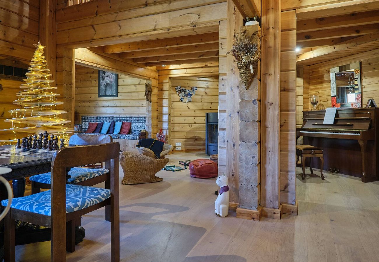 Chalet à Vars - Chalet finlandais • Sauna • Vue Écrins 