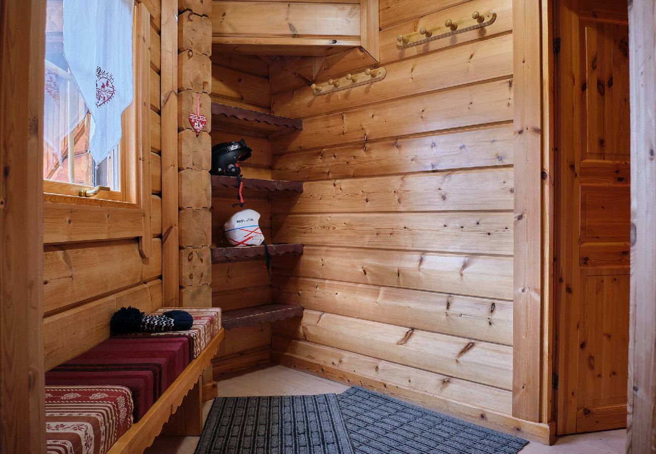 Chalet à Vars - Chalet finlandais • Sauna • Vue Écrins 