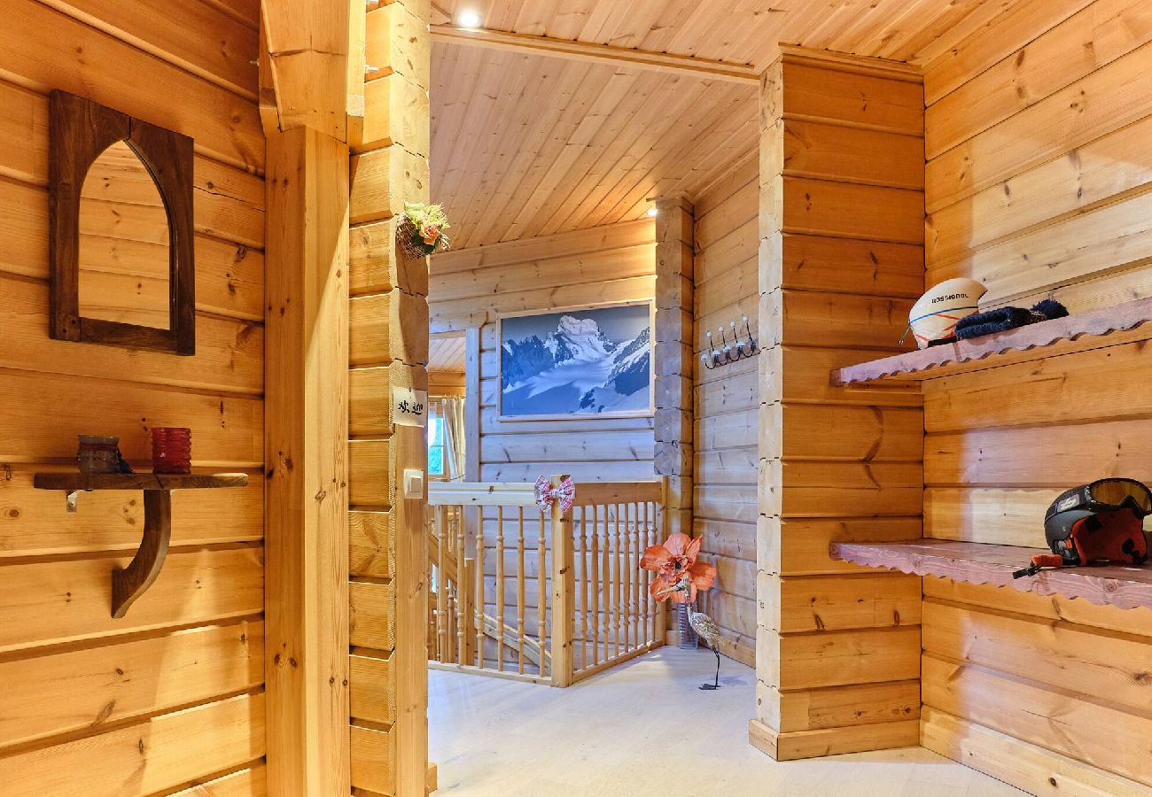 Chalet à Vars - Chalet finlandais • Sauna • Vue Écrins 