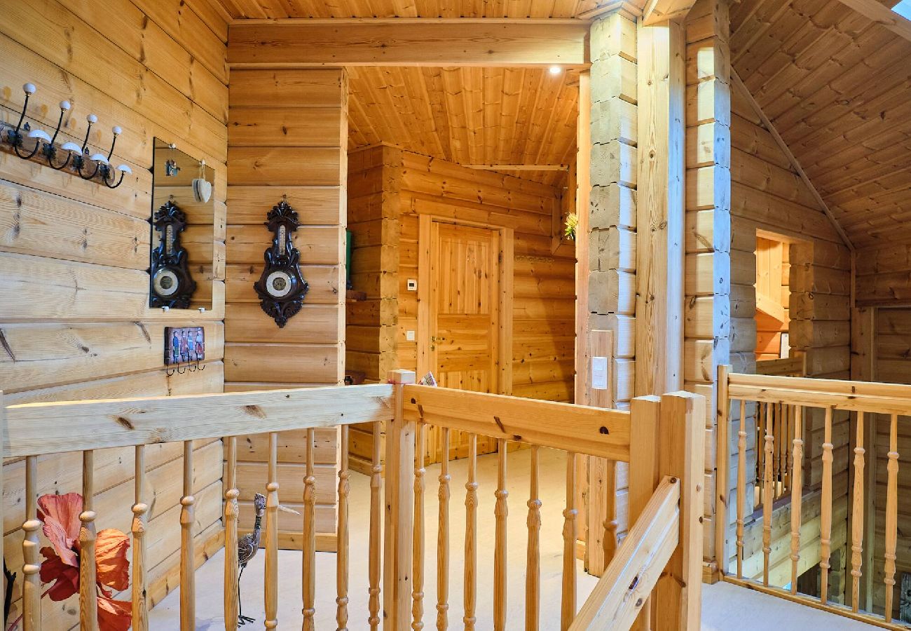 Chalet à Vars - Chalet finlandais • Sauna • Vue Écrins 