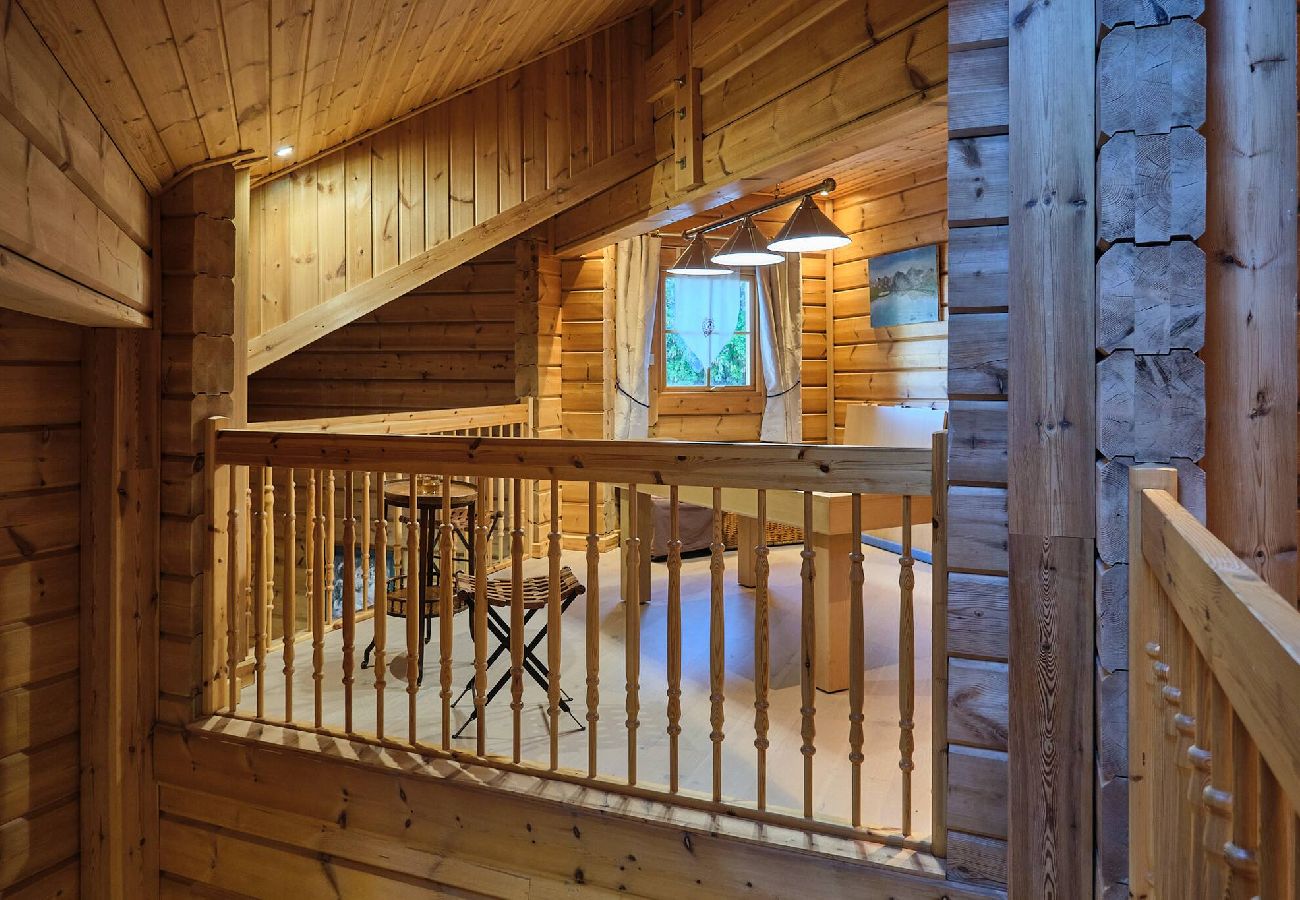 Chalet à Vars - Chalet finlandais • Sauna • Vue Écrins 