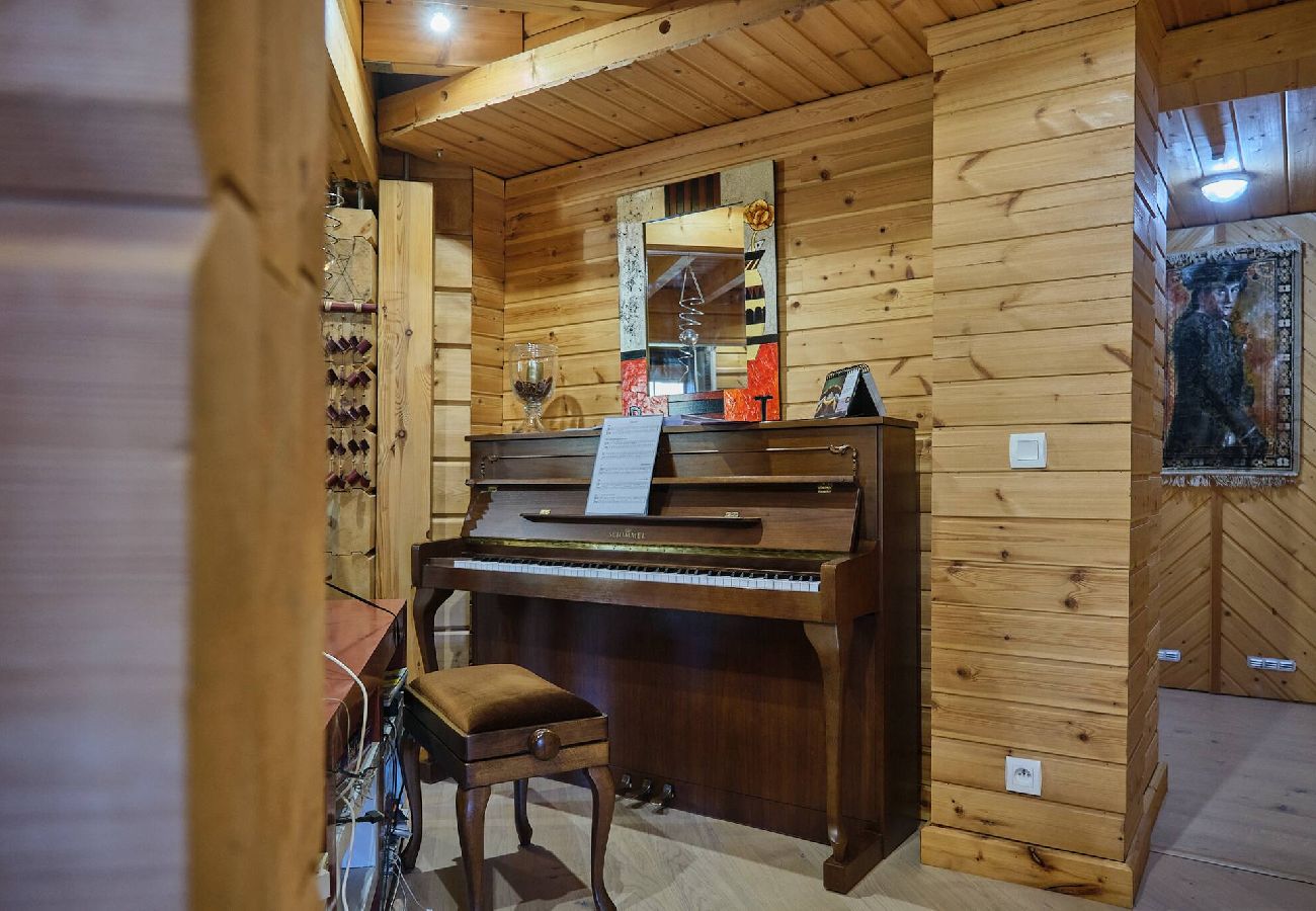 Chalet à Vars - Chalet finlandais • Sauna • Vue Écrins 