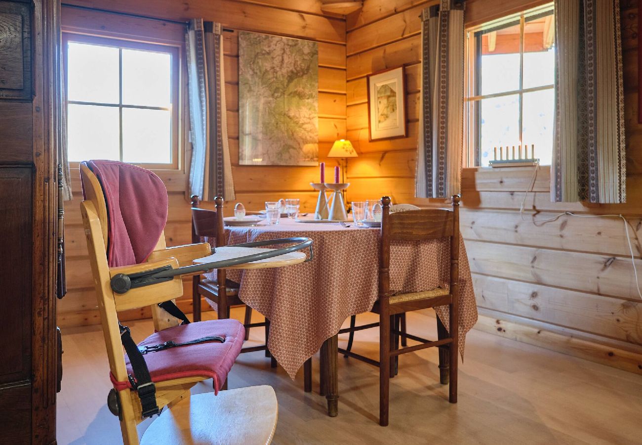Chalet à Vars - Chalet finlandais • Sauna • Vue Écrins 