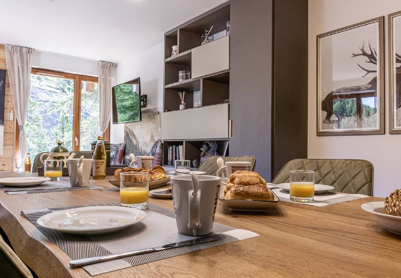 Appartement à Vars - L'Orignal app neuf 55m2 terrasse 75m2 proche piste 