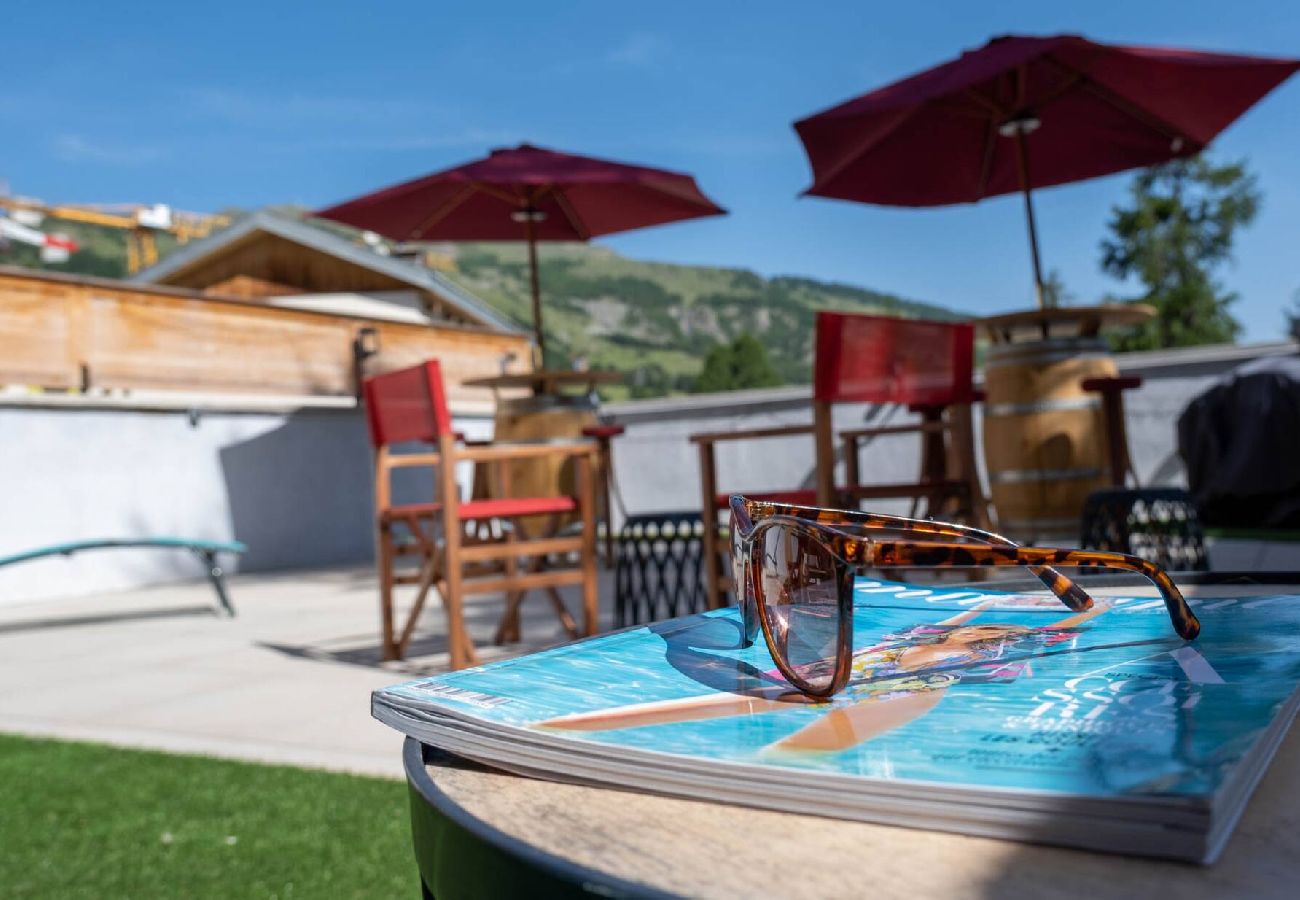 Appartement à Vars - L'Orignal app neuf 55m2 terrasse 75m2 proche piste 