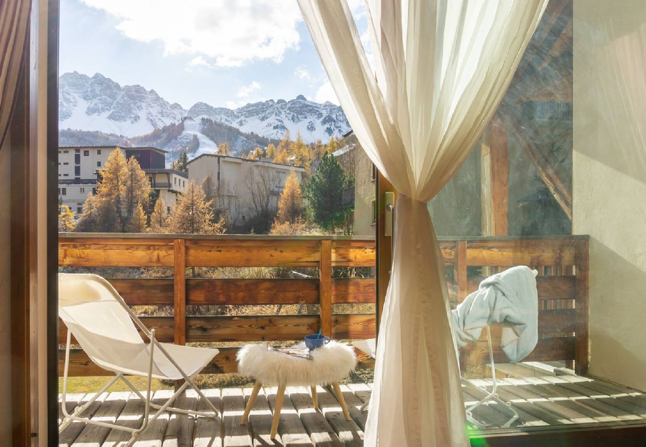 Résidence à Vars - App 5 couchages Le Karibu 