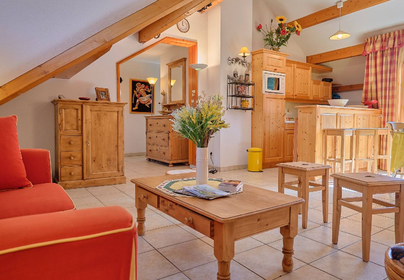 Appartement à Vars - Grand appartement • 3 chambres • Proche des pistes • 6 pers.
