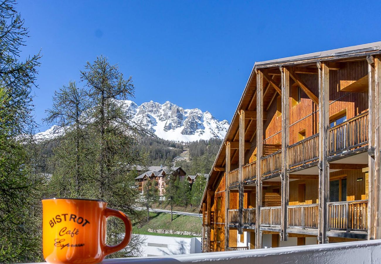 Résidence à Vars - Studio • 2 min des pistes • Balcon