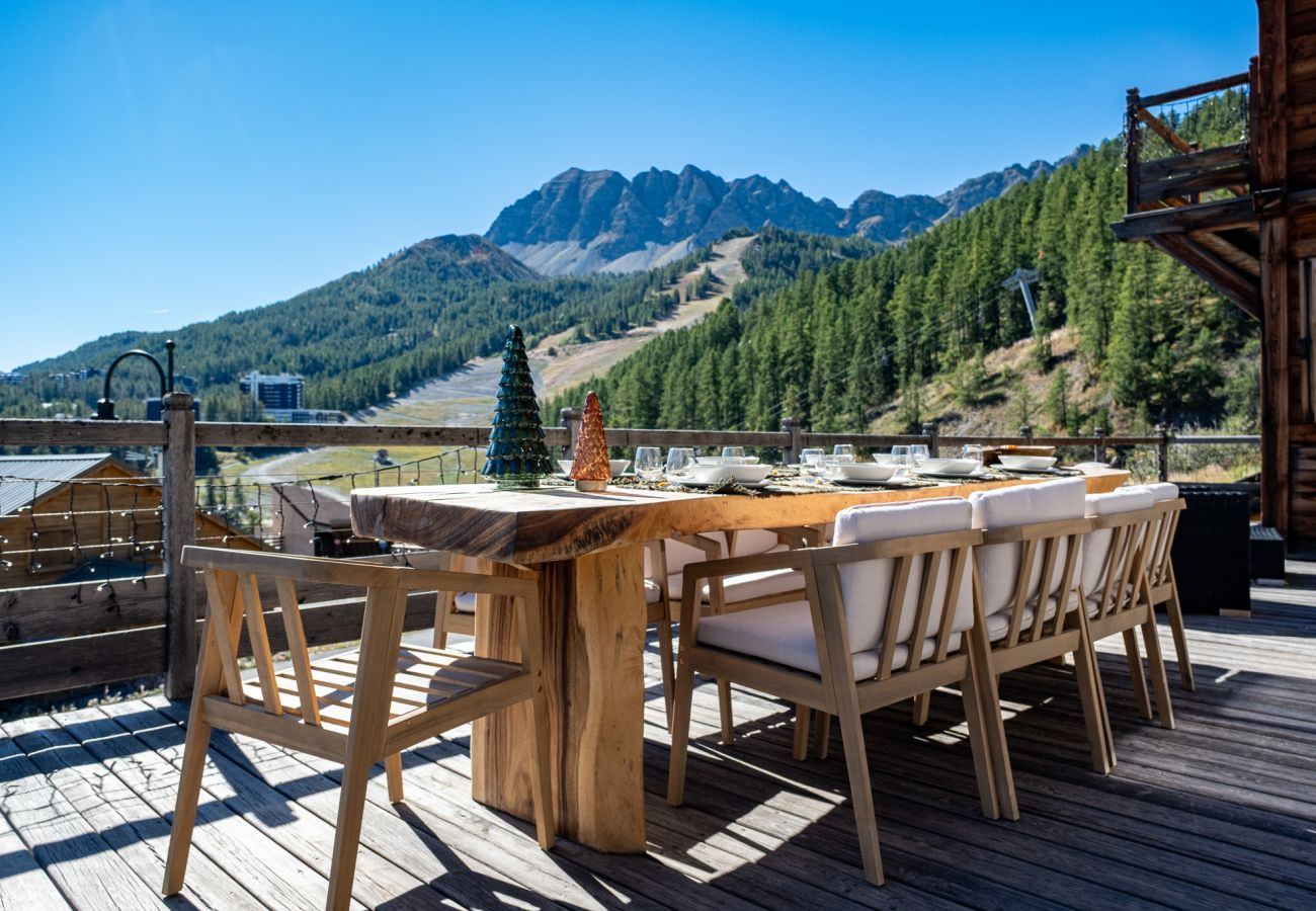 Chalet à Vars - Chalet d'exception • piscine • sur les pistes 
