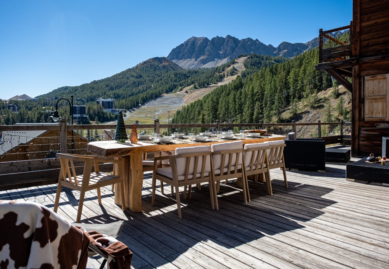 Chalet à Vars - Chalet d'exception • piscine • sur les pistes 